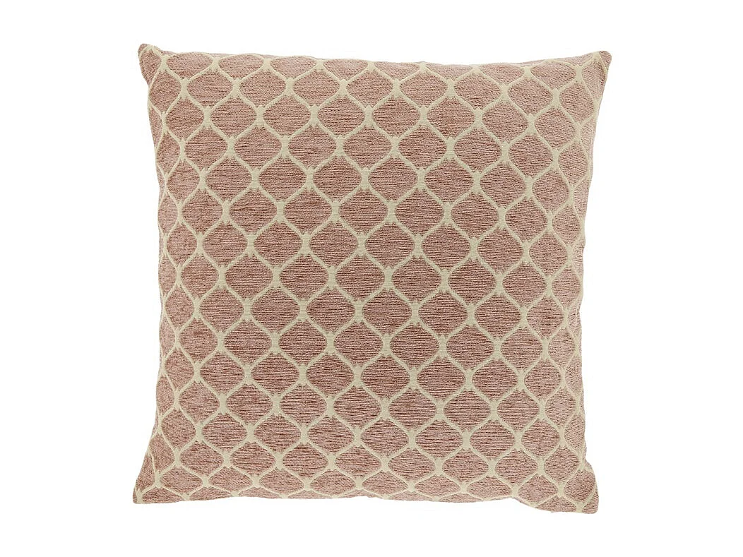 Coussin décoratif Miley vieux rose -45x45cm