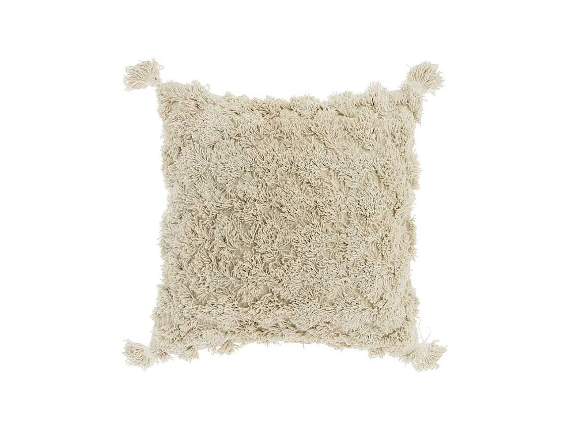 Coussin Beira - 45x45cm - blanc tourterelle
