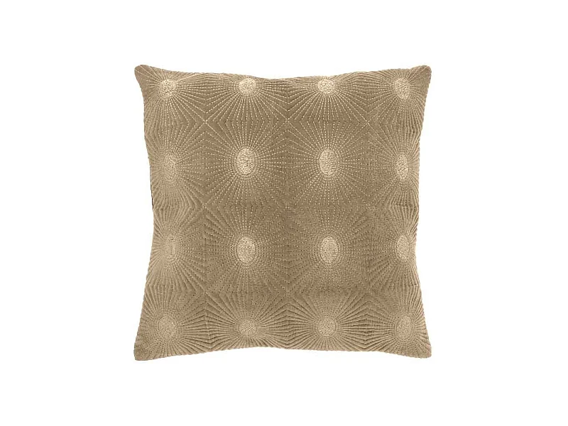 Coussin décoratif Nela Taupe -45x45cm