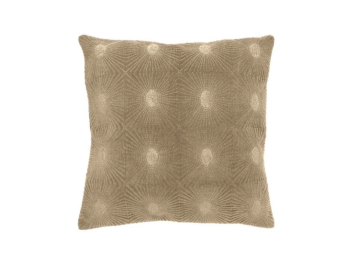 Coussin décoratif Nela Taupe -45x45cm