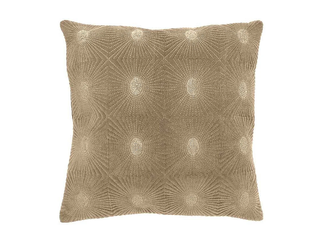 Coussin décoratif Nela Taupe -45x45cm