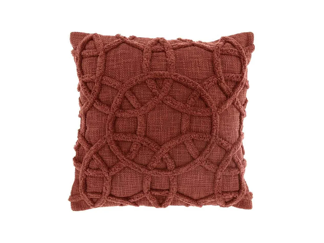 Coussin décoratif Everon Marsala -45x45cm