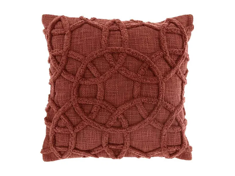 Coussin décoratif Everon Marsala -45x45cm