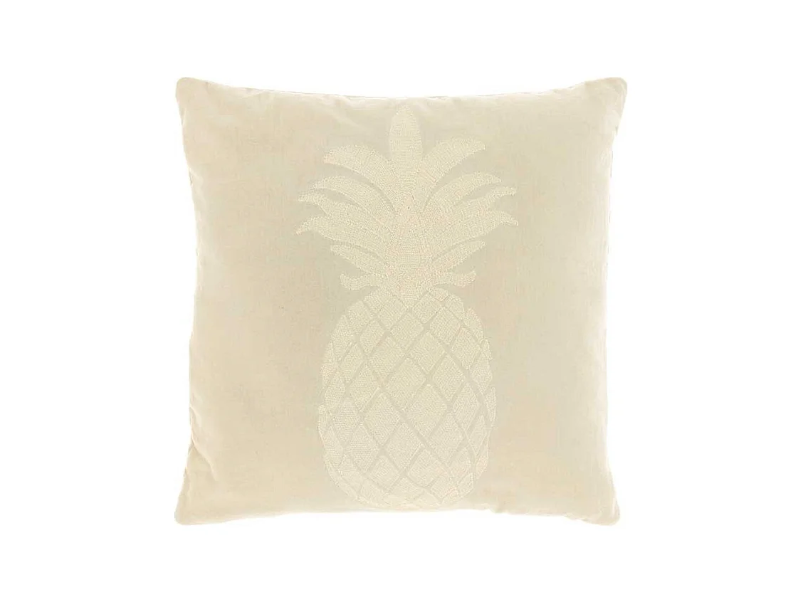 Coussin Bicas - 45x45cm - blanc tourterelle