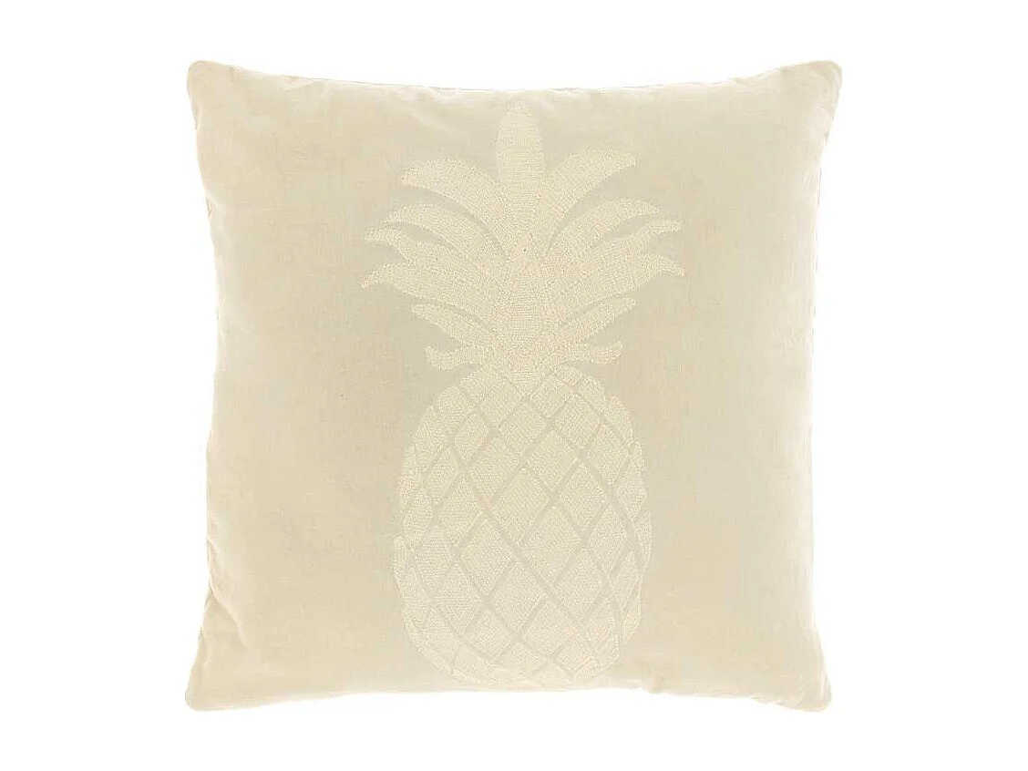 Coussin Bicas - 45x45cm - blanc tourterelle