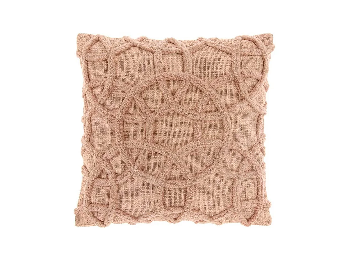 Coussin Everon - 45x45cm - vieux rose