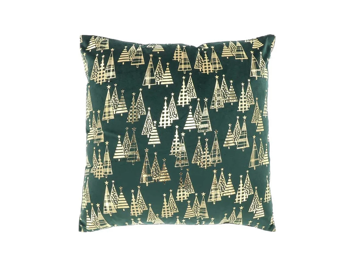 Coussin Olga 45x45cm Vert Foncé