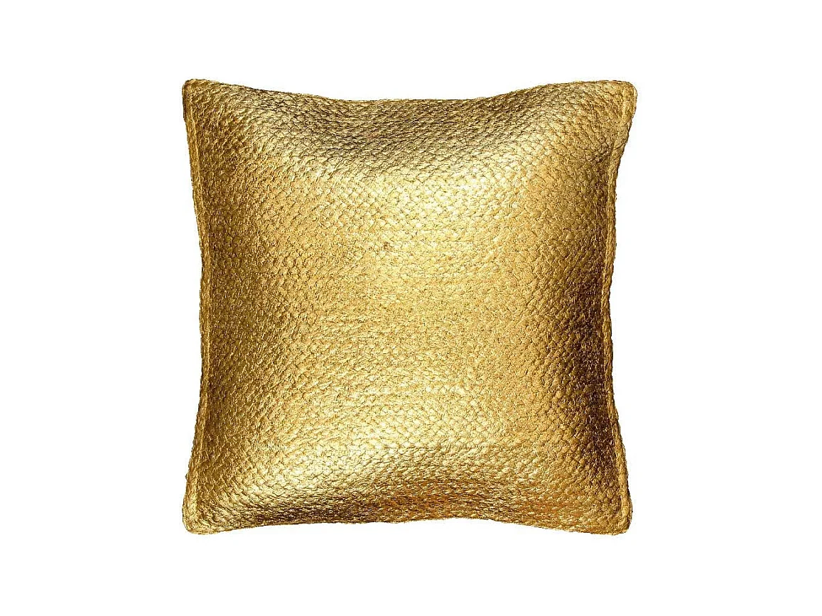 Coussin Métallique - 45x45cm - Doré