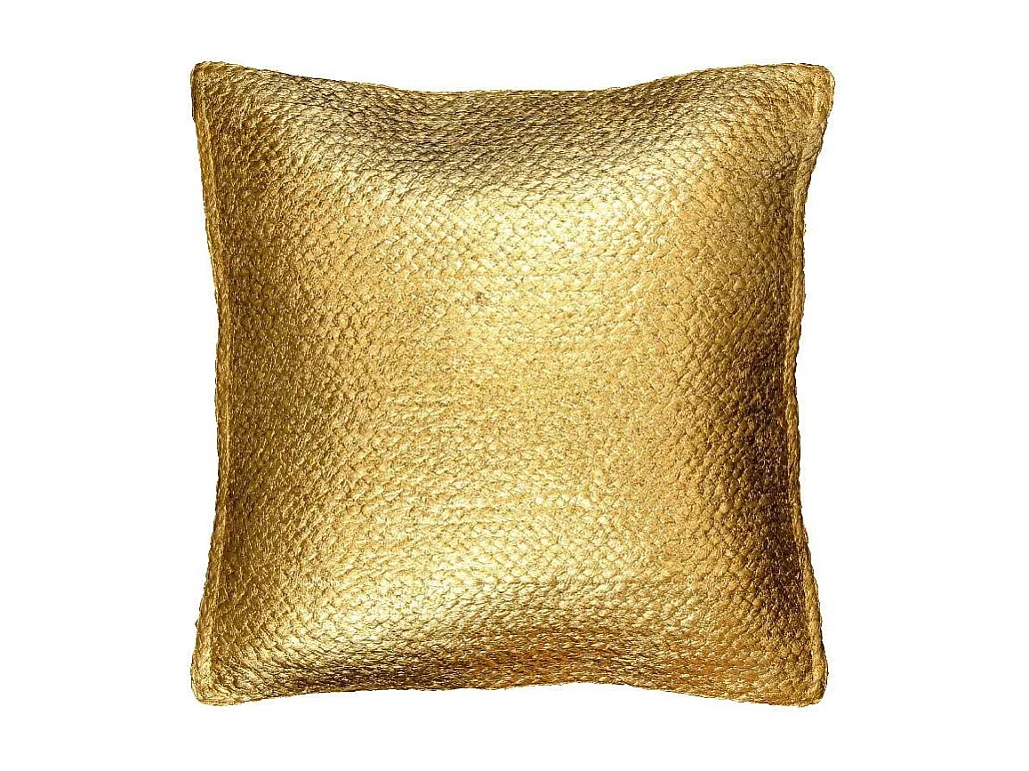 Coussin Métallique - 45x45cm - Doré