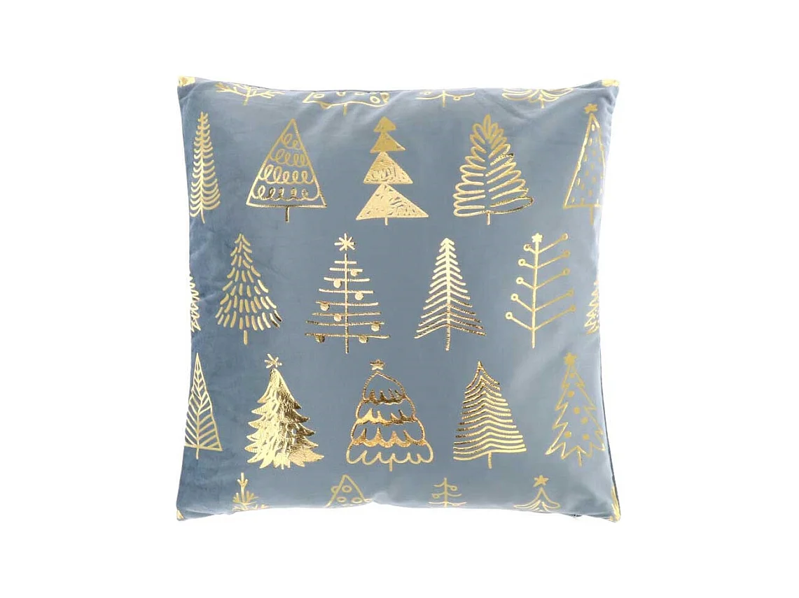 Coussin Sapin de Noël 45x45cm Cristal de Glace