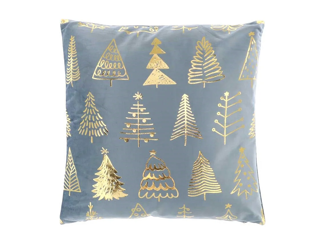 Coussin Sapin de Noël 45x45cm Cristal de Glace