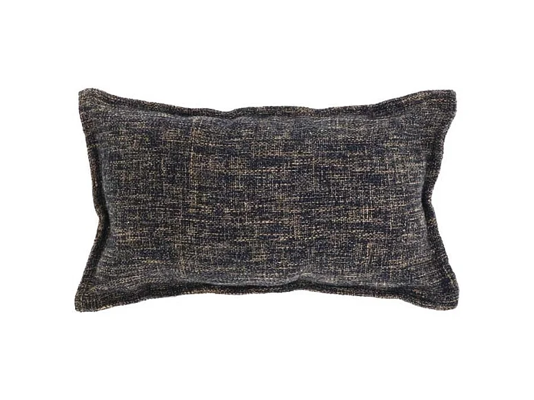 Coussin Nessa 30x50cm Noir