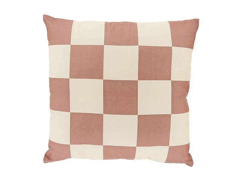 Coussin décoratif Zayn vieux rose - 45x45cm