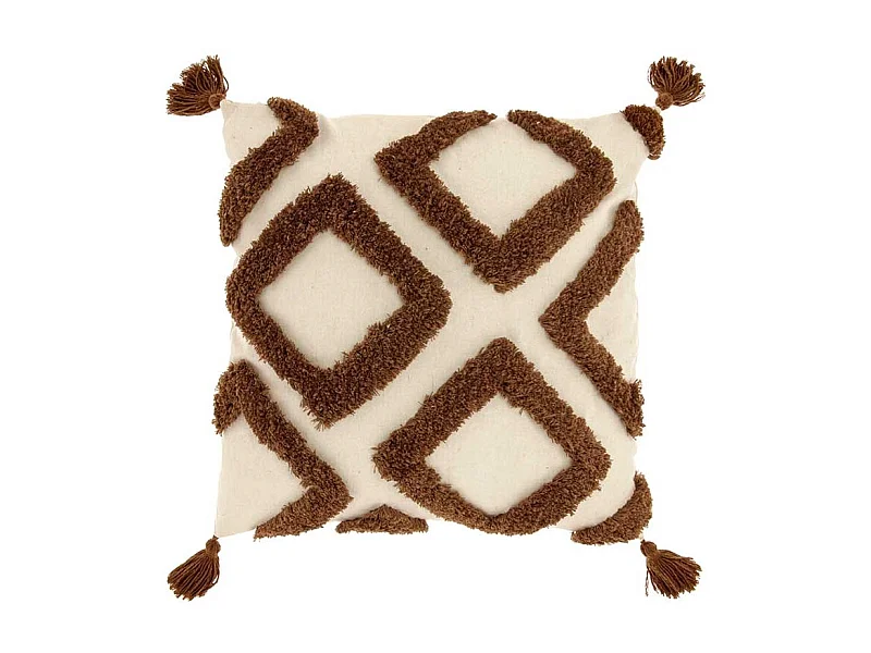 Kussen Cruz - 45x45cm - kokosnoot