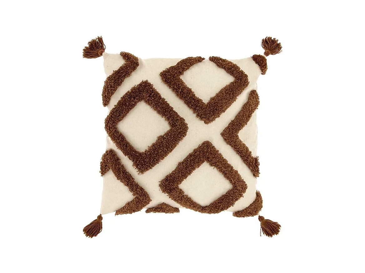 Coussin Cruz - 45x45cm - noix de coco