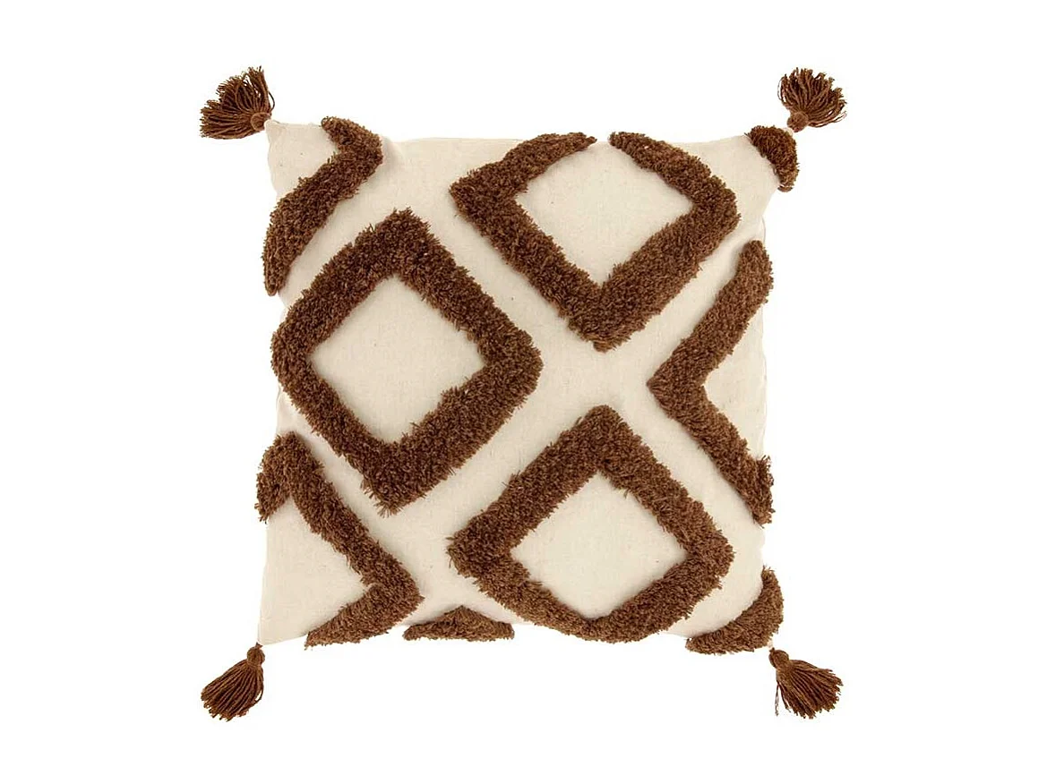 Coussin Cruz - 45x45cm - noix de coco