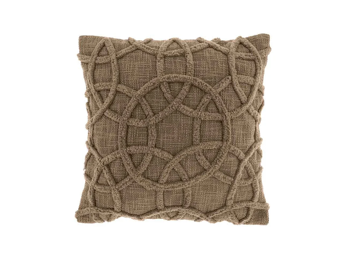 Coussin décoratif Everon Taupe -45x45cm