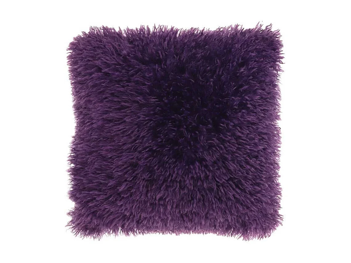 Coussin Frieda - 45x45cm - violet foncé