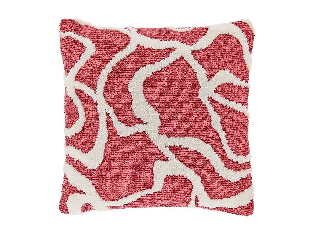 Coussin décoratif Nanou Sucre Rose -45x45cm