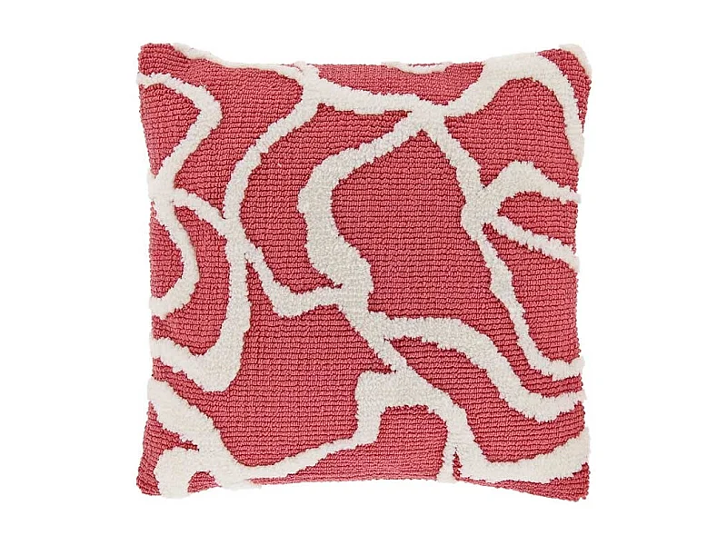 Coussin décoratif Nanou Sucre Rose -45x45cm