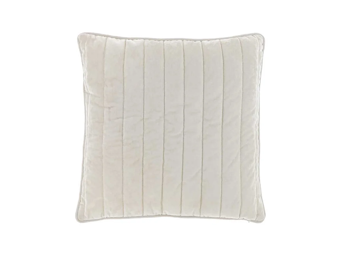 Coussin Moos 45x45cm Blanc Colombe