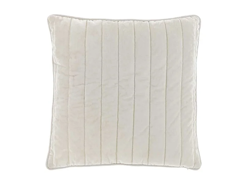 Coussin Moos 45x45cm Blanc Colombe