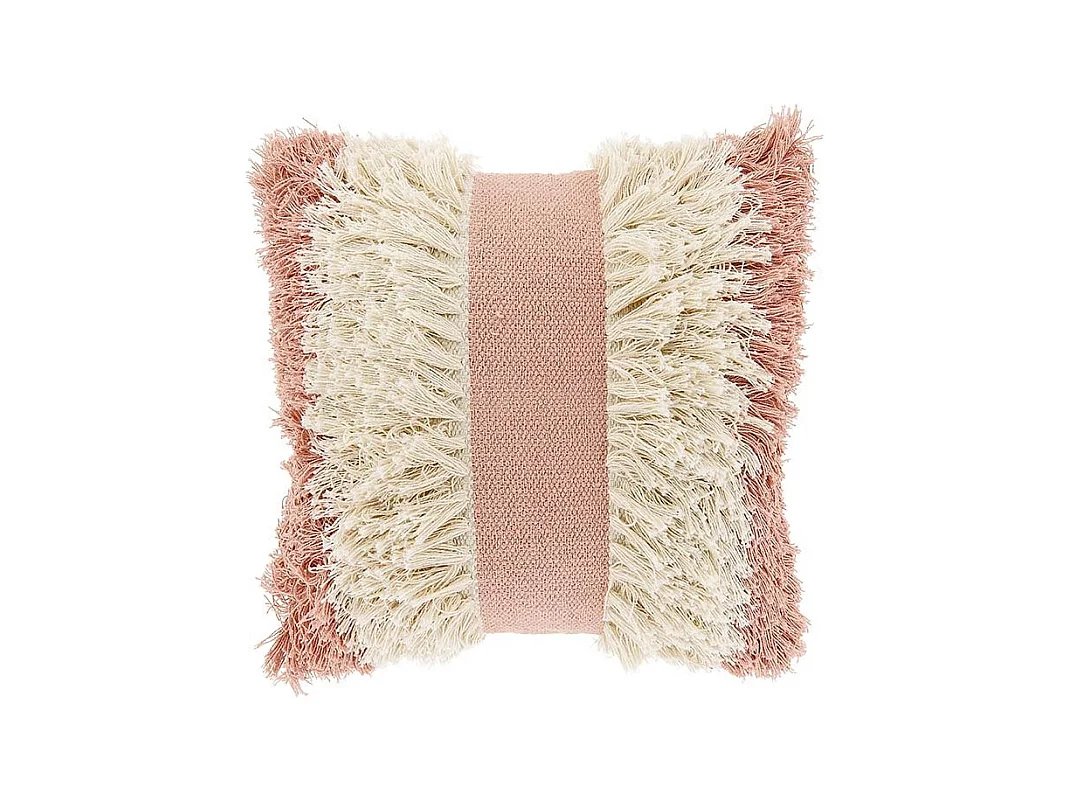 Coussin décoratif Ziggy vieux rose - 45x45cm