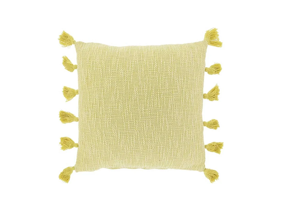 Coussin décoratif Jonne Jaune Citron -45x45cm