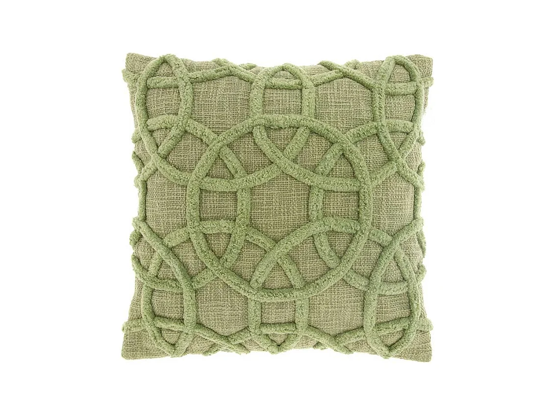 Coussin Everon - 45x45cm - vert thé