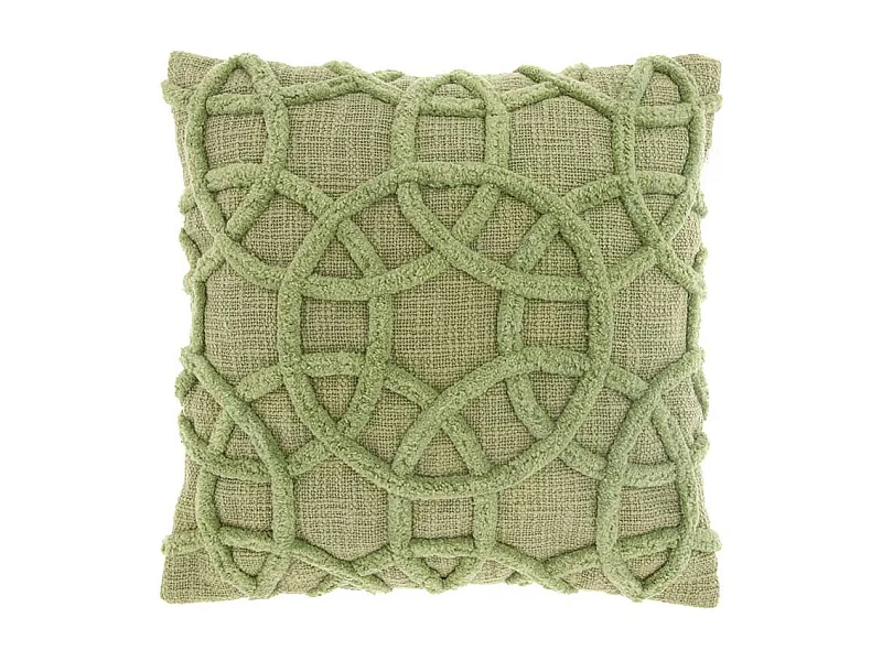 Coussin Everon - 45x45cm - vert thé