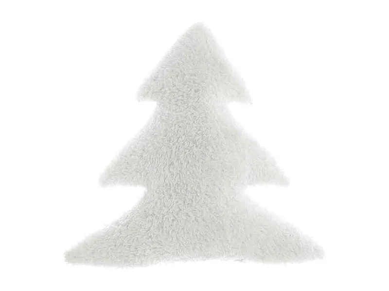 Coussin décoratif Blanc Noël Blanc - 45x45cm