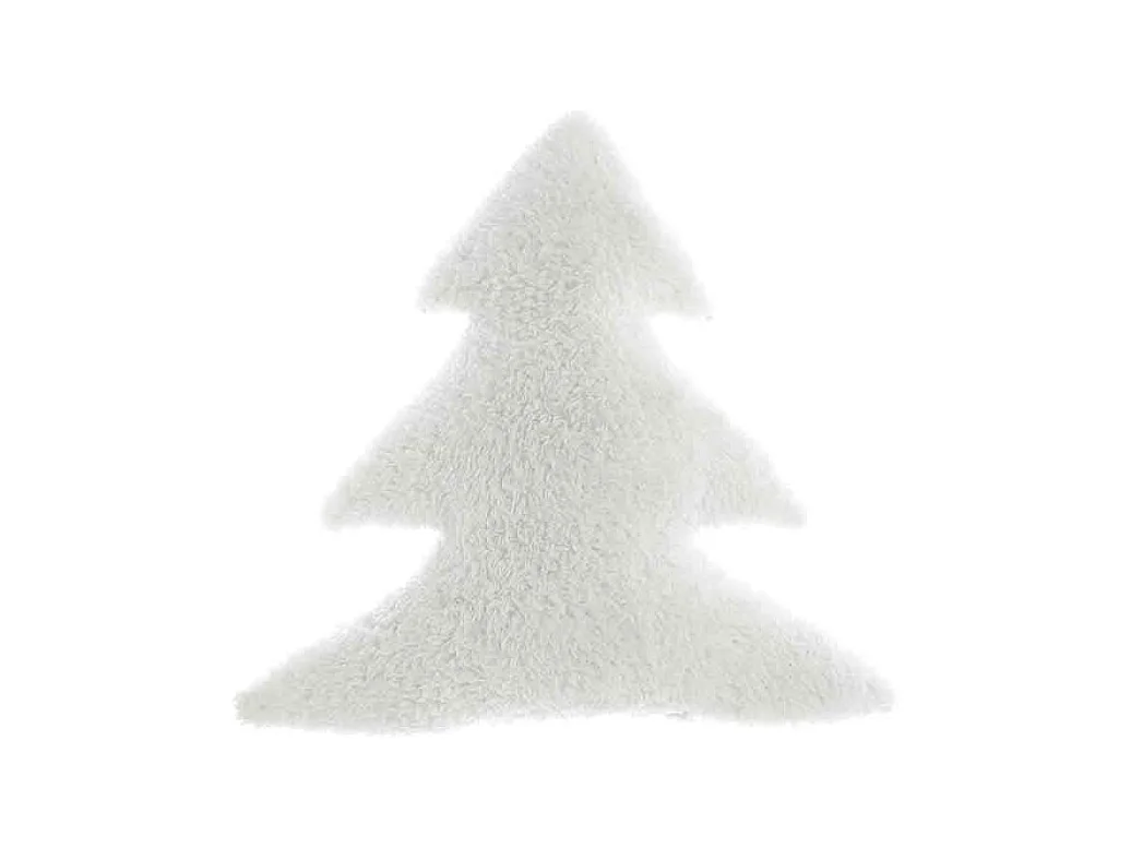 Coussin décoratif Blanc Noël Blanc - 45x45cm