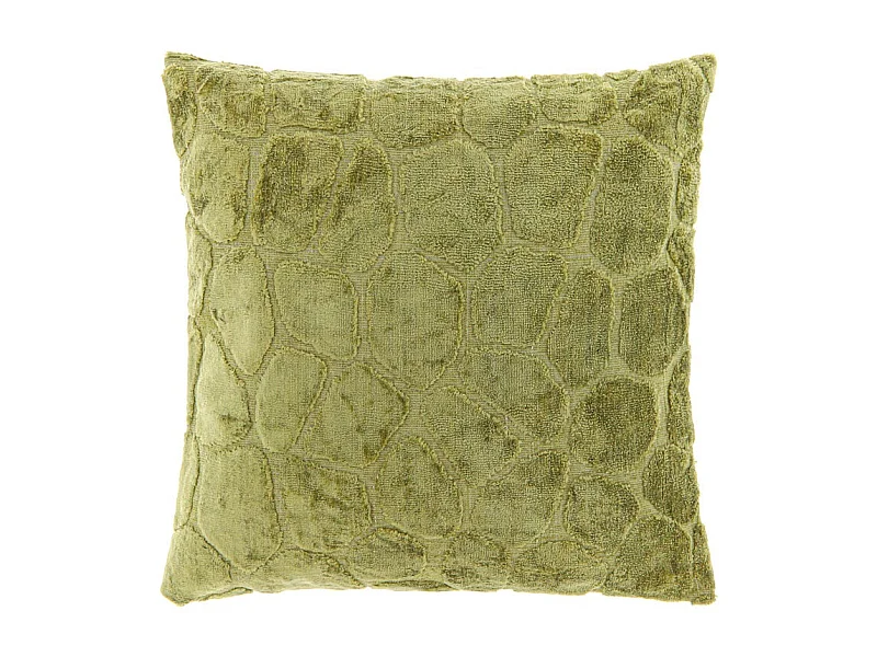 Coussin Elina 45x45cm Vert Mousse