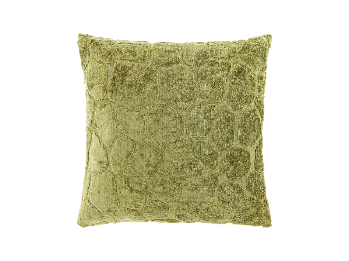 Coussin Elina 45x45cm Vert Mousse