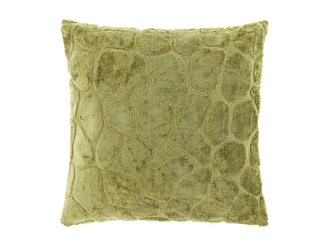 Coussin Elina 45x45cm Vert Mousse