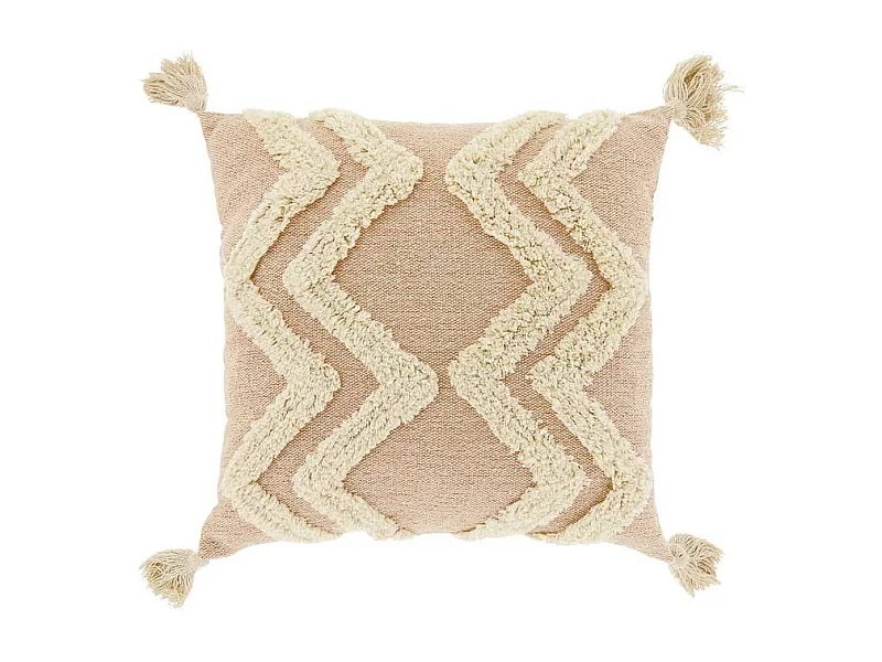 Coussin décoratif Dahlia Abricot -45x45cm