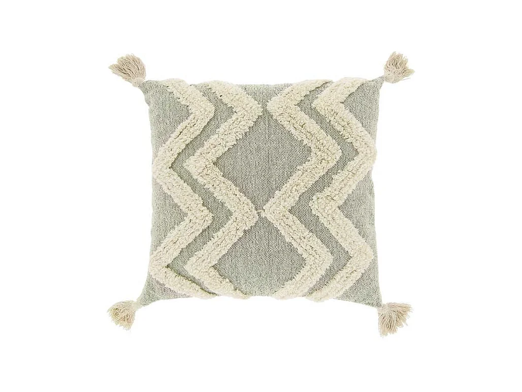 Cojín decorativo Dahlia Verde Té - 45x45cm