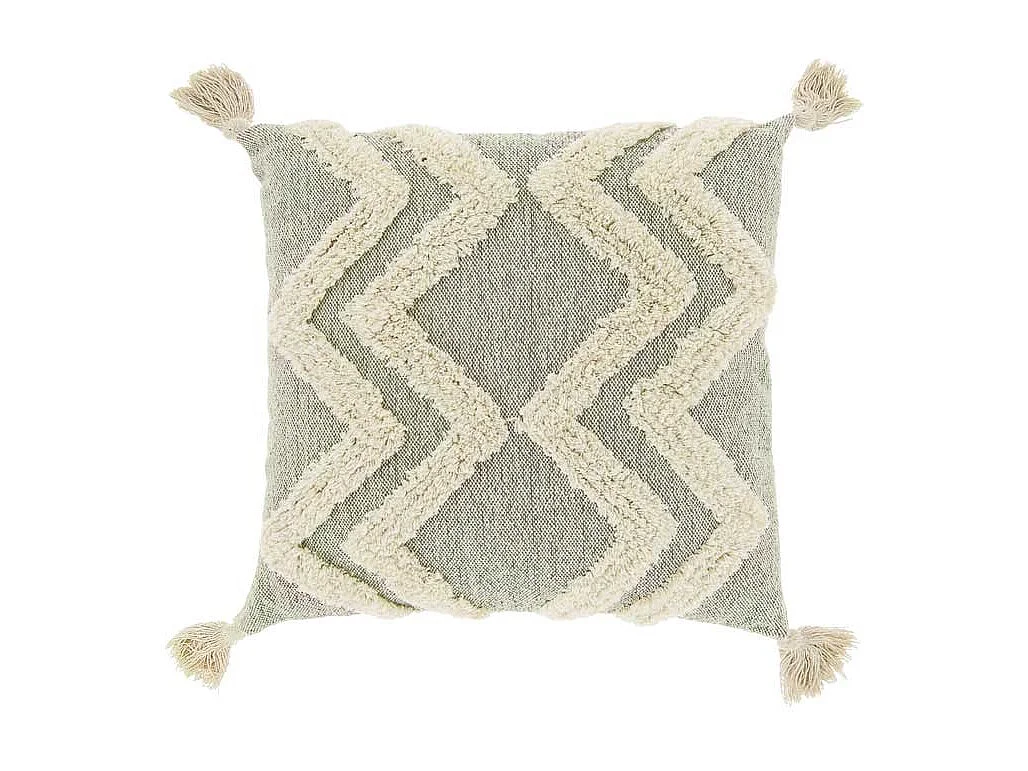 Coussin décoratif Dahlia Vert Thé -45x45cm