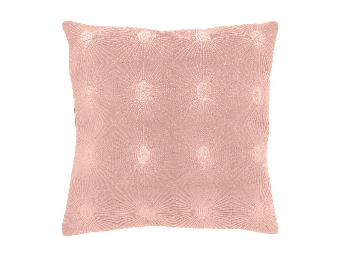 Coussin décoratif Nela vieux rose -45x45cm