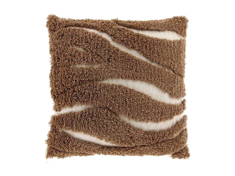 Marina Kissen – 45 x 45 cm – Braun