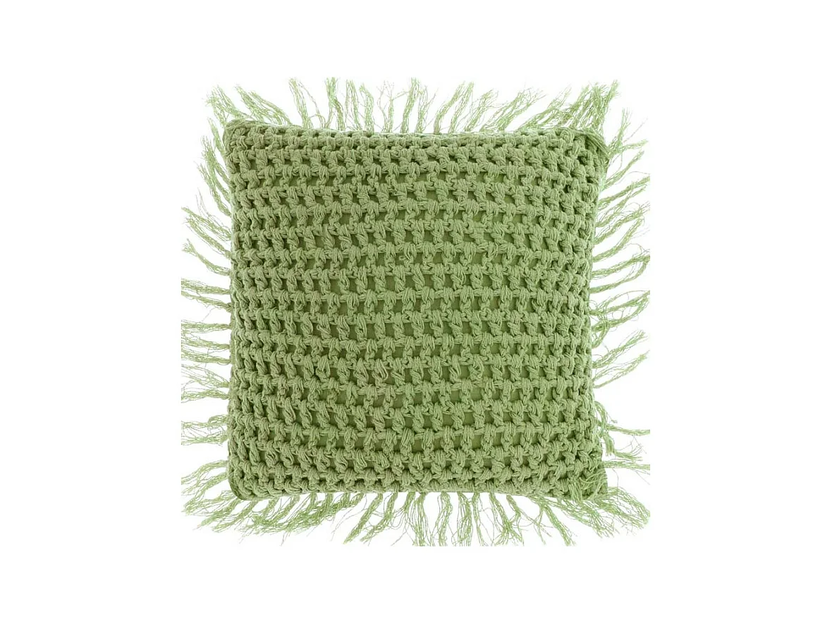Coussin Tufo 45x45cm Vert Nil