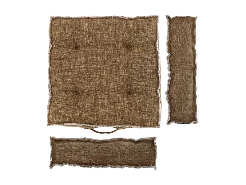 Boxkissen Nessa 45x45x8cm Kokosnuss