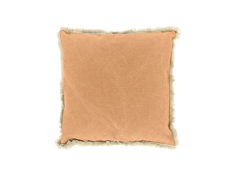 Coussin décoratif Laurie Abricot -45x45cm