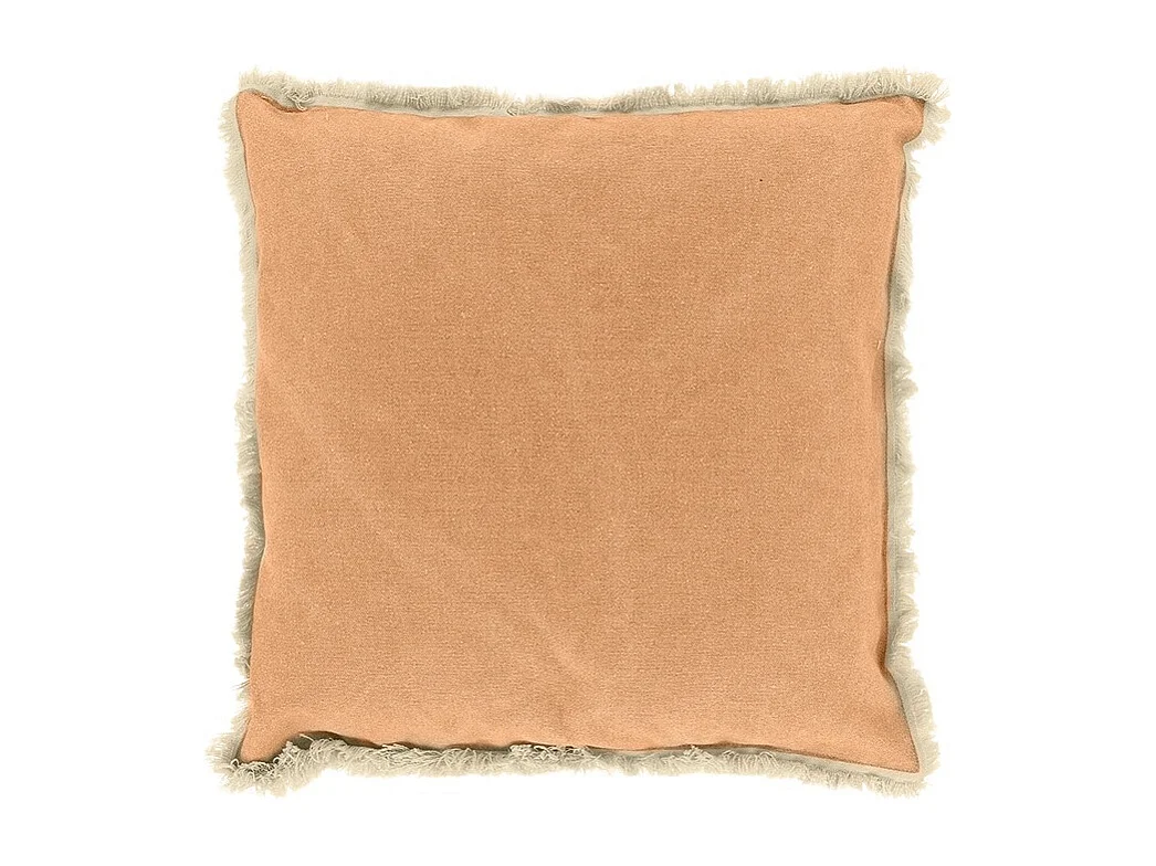 Coussin décoratif Laurie Abricot -45x45cm