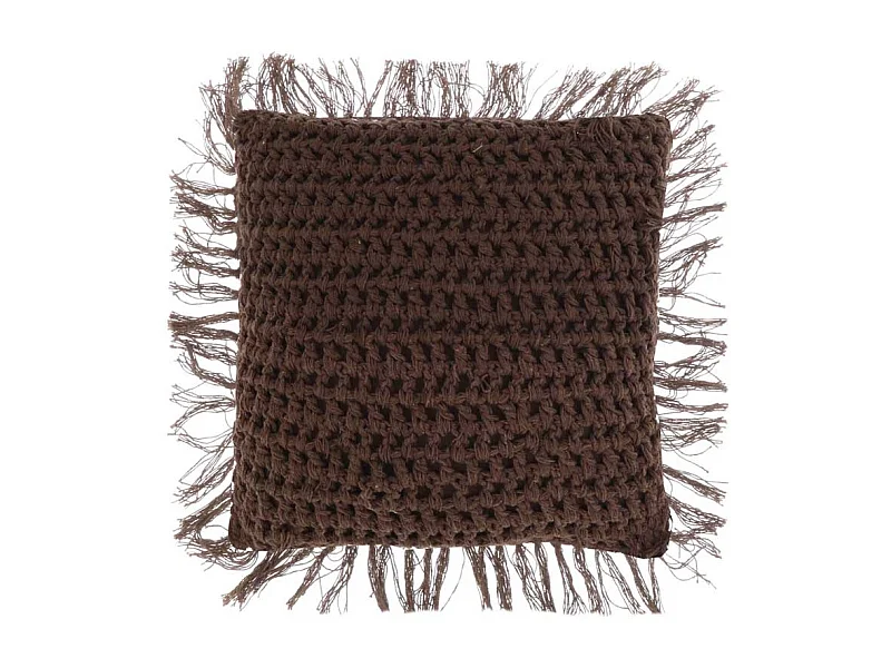 Kissen Tufo 45x45cm Kokosnuss