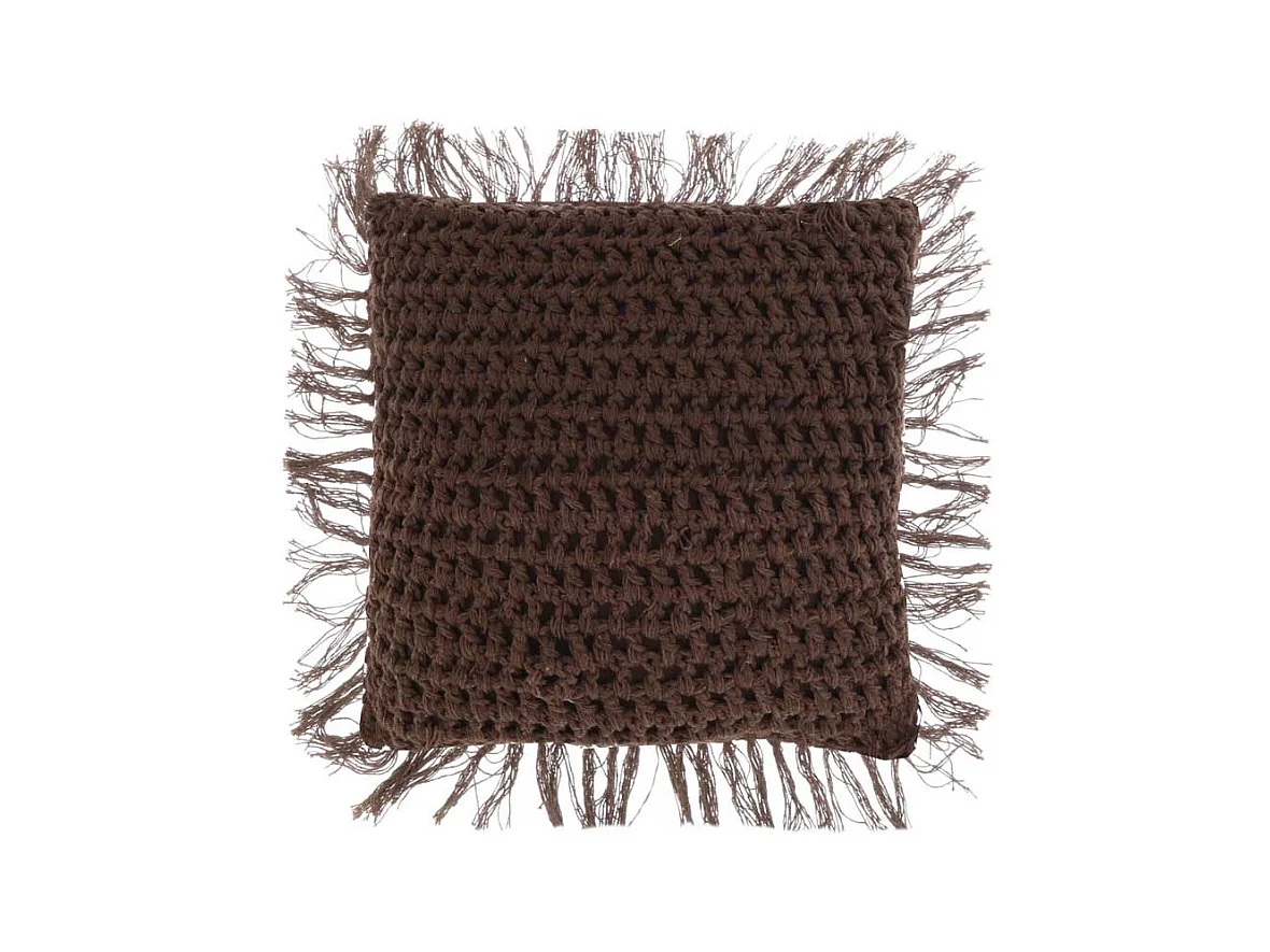 Coussin Tufo 45x45cm Noix de coco