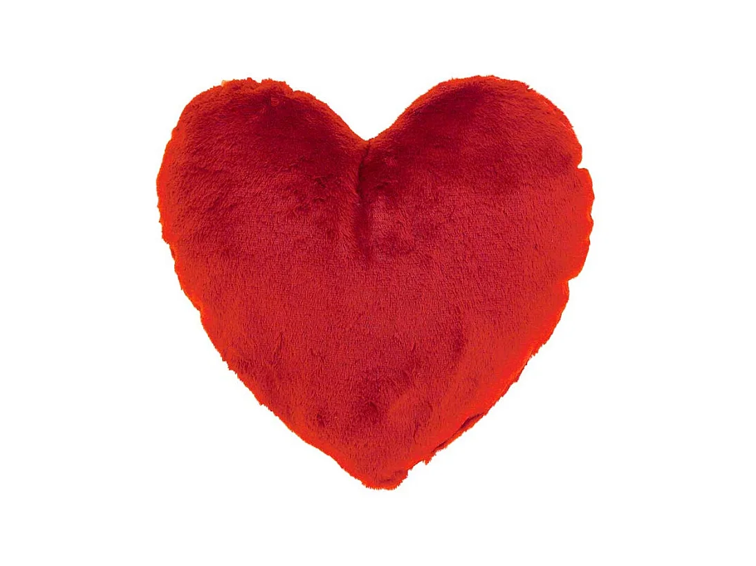 Coussin décoratif Coeur Rouge -45x35cm