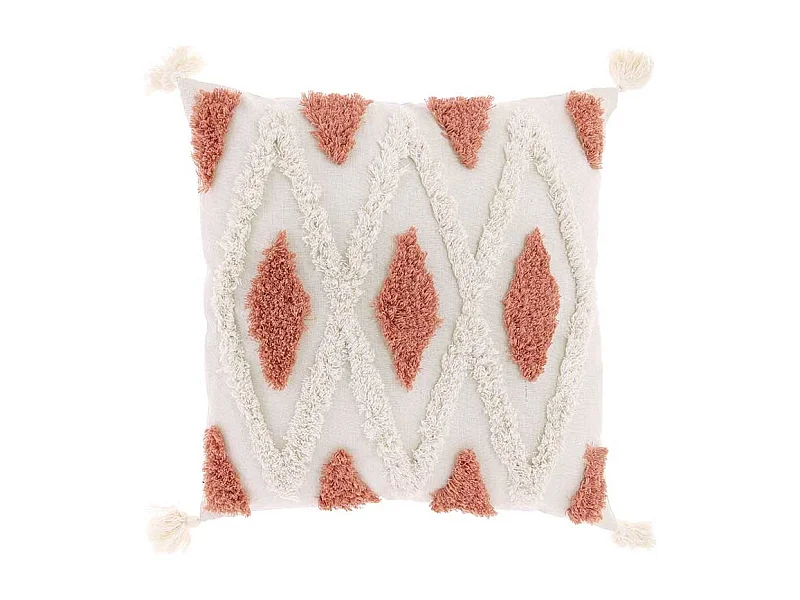 Coussin Alys - 45x45cm - Rouge