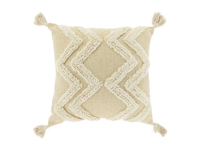 Coussin décoratif Dahlia Jaune Citron -45x45cm