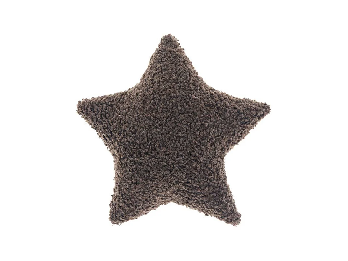 Coussin décoratif Curly Taupe -40x40cm